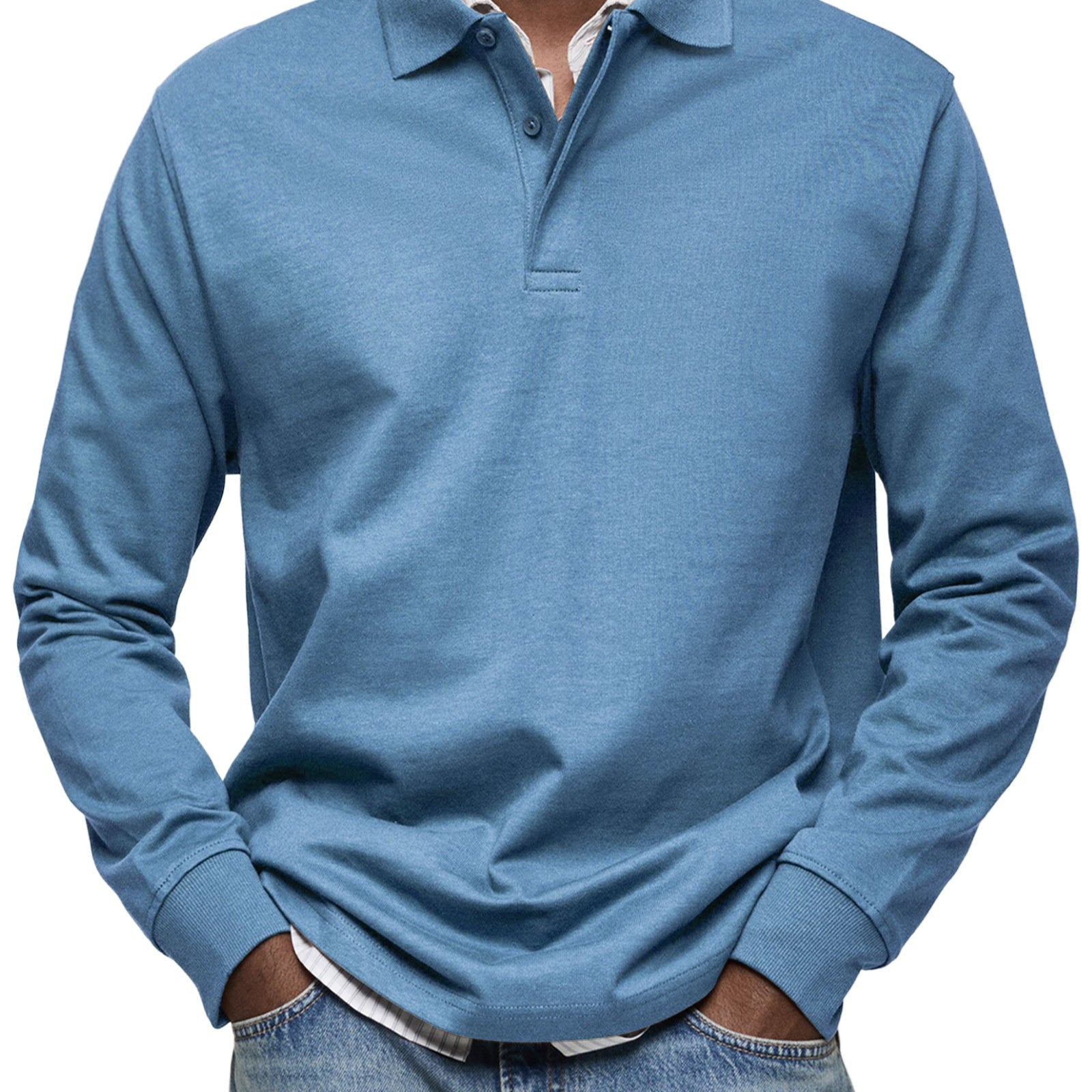 Montvero | Polo Homme Manches Longues Élégant