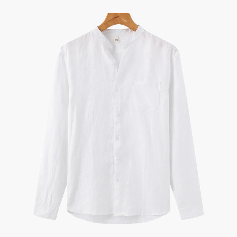 Montvero | Chemise en Lin Homme Coupe Décontractée