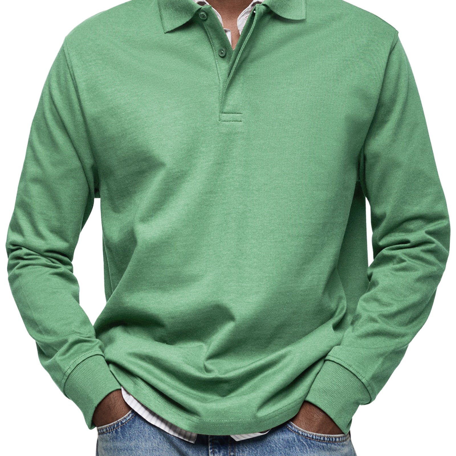 Montvero | Polo Homme Manches Longues Élégant