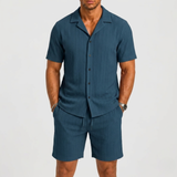 Montvero | Ensemble d'Été Homme en Lin avec Chemise et Short