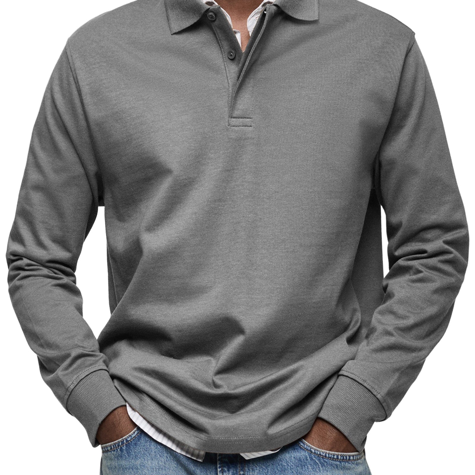 Montvero | Polo Homme Manches Longues Élégant