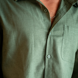 Montvero | Chemise en Lin Homme Coupe Décontractée