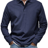 Montvero | Polo Homme Manches Longues Élégant