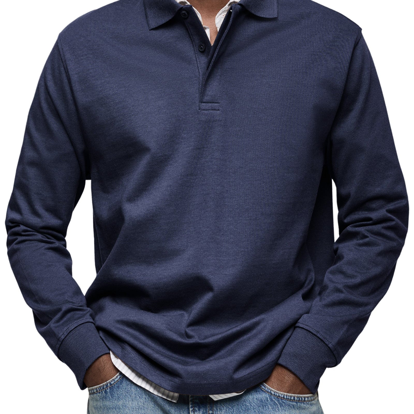 Montvero | Polo Homme Manches Longues Élégant
