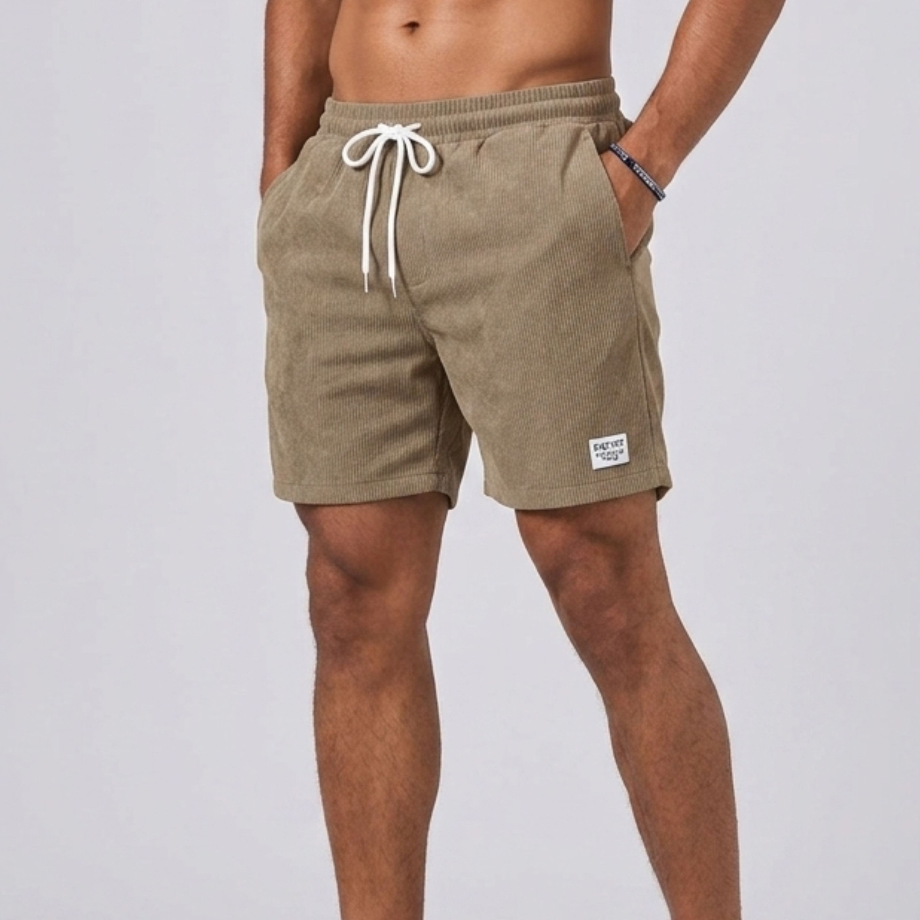 Montvero | Short de Bain Homme Texturé à Cordon