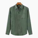 Montvero | Chemise en Lin Homme Coupe Décontractée