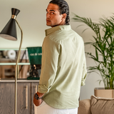 Montvero | Chemise en Lin Homme Coupe Décontractée