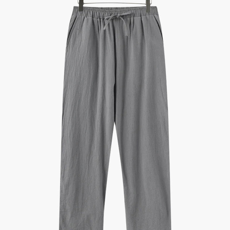 Montvero | Pantalon en Lin Homme Coupe Décontractée