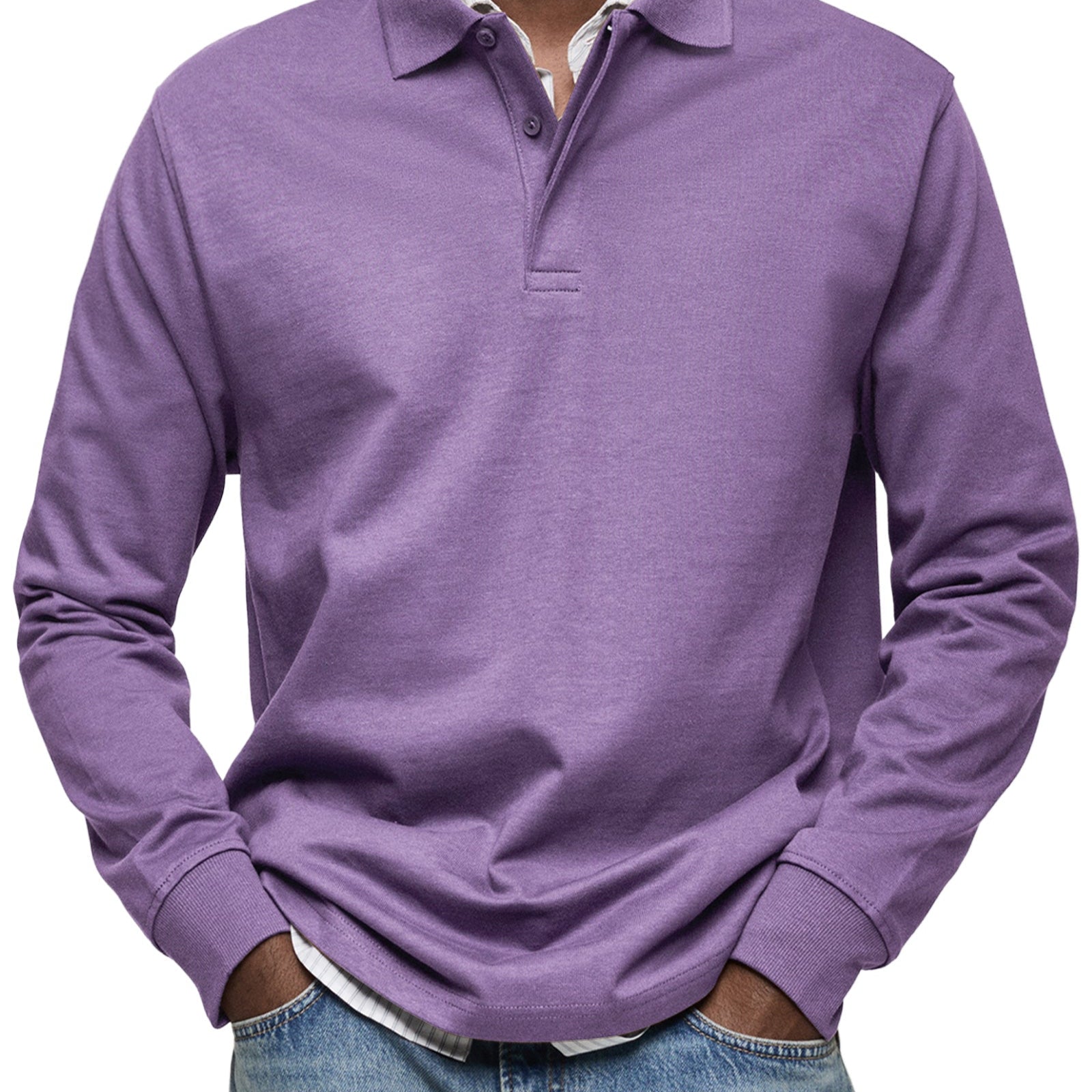 Montvero | Polo Homme Manches Longues Élégant