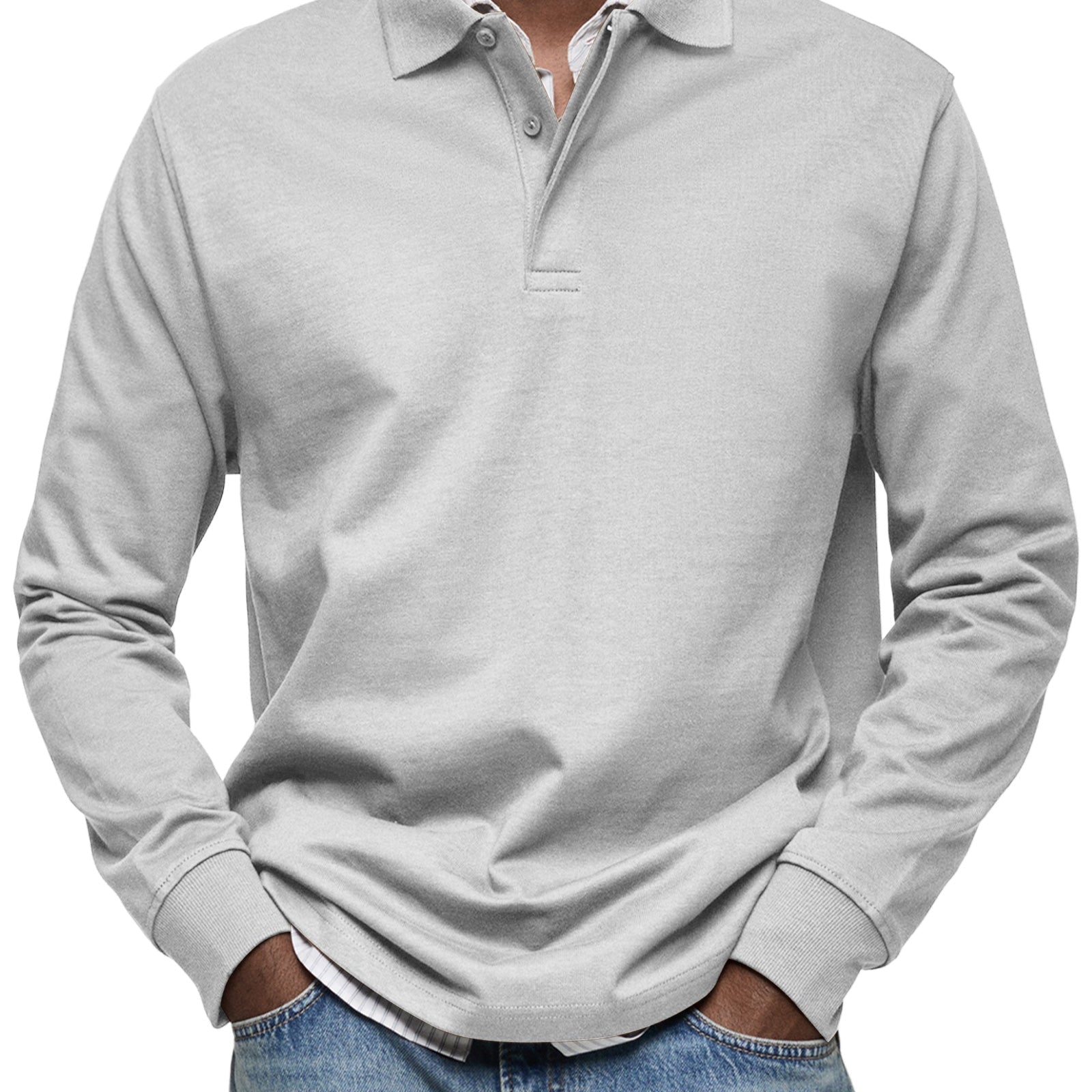 Montvero | Polo Homme Manches Longues Élégant