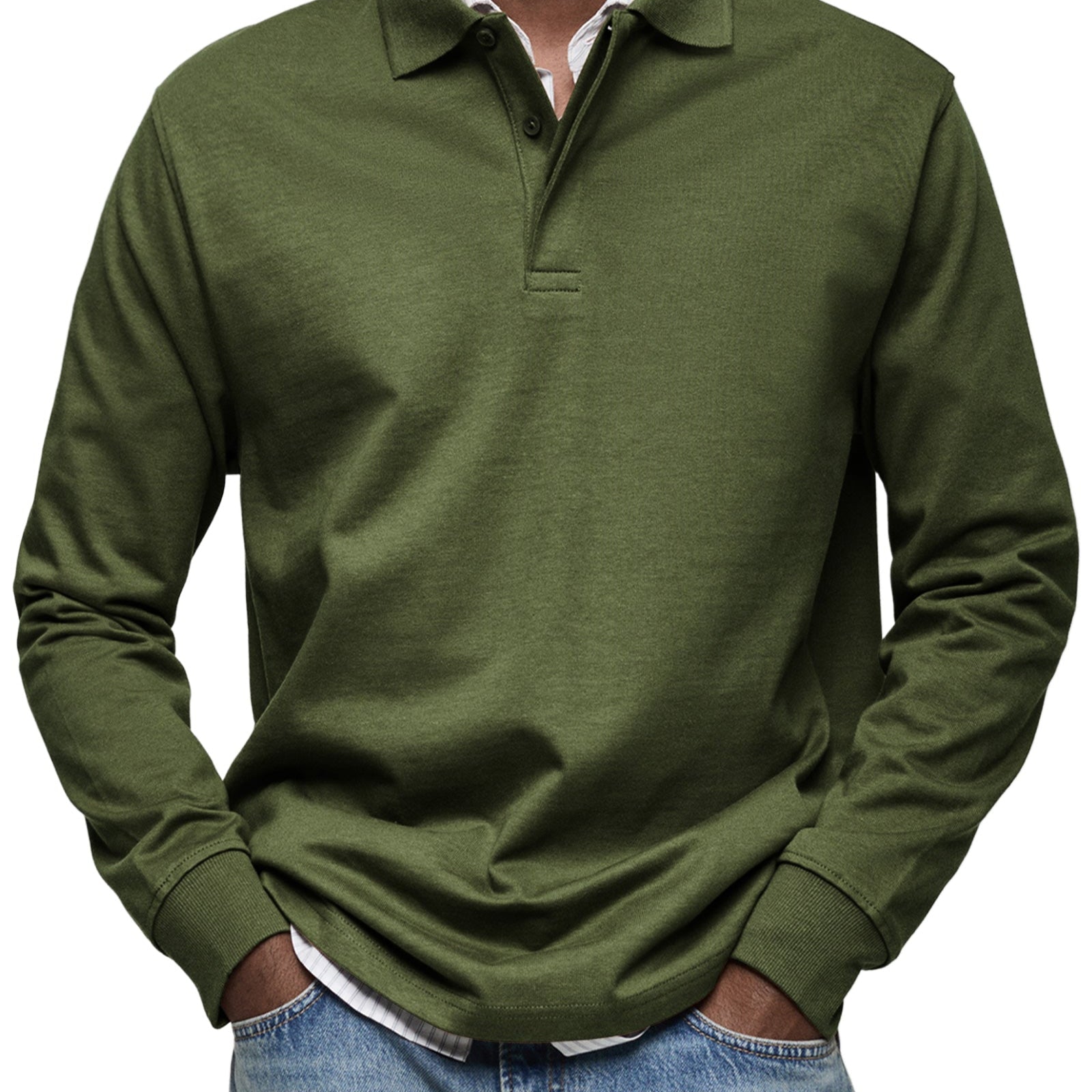 Montvero | Polo Homme Manches Longues Élégant