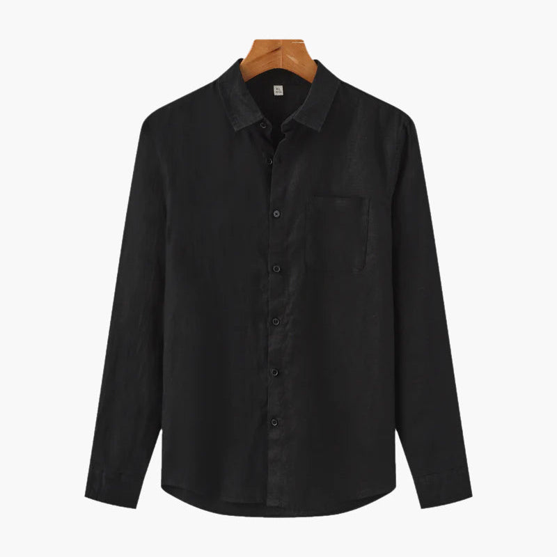 Montvero | Chemise en Lin Homme Coupe Décontractée
