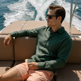 Montvero | Chemise en Lin Homme Coupe Décontractée