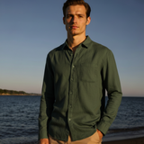 Montvero | Chemise en Lin Homme Coupe Décontractée
