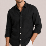 Montvero | Chemise en Lin Homme Élégance Décontractée