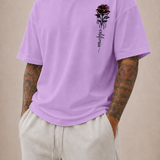 Montvero | T-shirt Oversize Homme à Imprimé Rose