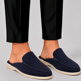 Montvero | Mules Homme Style Mocassin en Daim Élégant