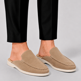 Montvero | Mules Homme Style Mocassin en Daim Élégant