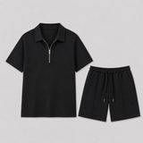 Montvero | Ensemble Polo Homme à Fermeture Zippée & Short Style Estival