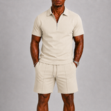 Montvero | Ensemble Polo Homme à Fermeture Zippée & Short Style Estival