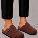 Montvero | Sabots en Suède Homme à Boucle Réglable