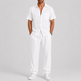 Montvero | Ensemble d'Été Homme Chemise & Pantalon Ample en Lin