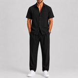 Montvero | Ensemble d'Été Homme Chemise & Pantalon Ample en Lin
