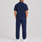Montvero | Ensemble d'Été Homme Chemise & Pantalon Ample en Lin