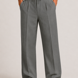 Montvero | Pantalon en Lin Homme Coupe Ample avec Cordon de Serrage