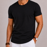 Montvero | T-Shirt Homme en Coton à Col Rond