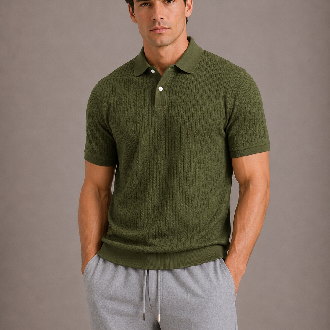 Montvero | Polo Homme en Maille Texturée