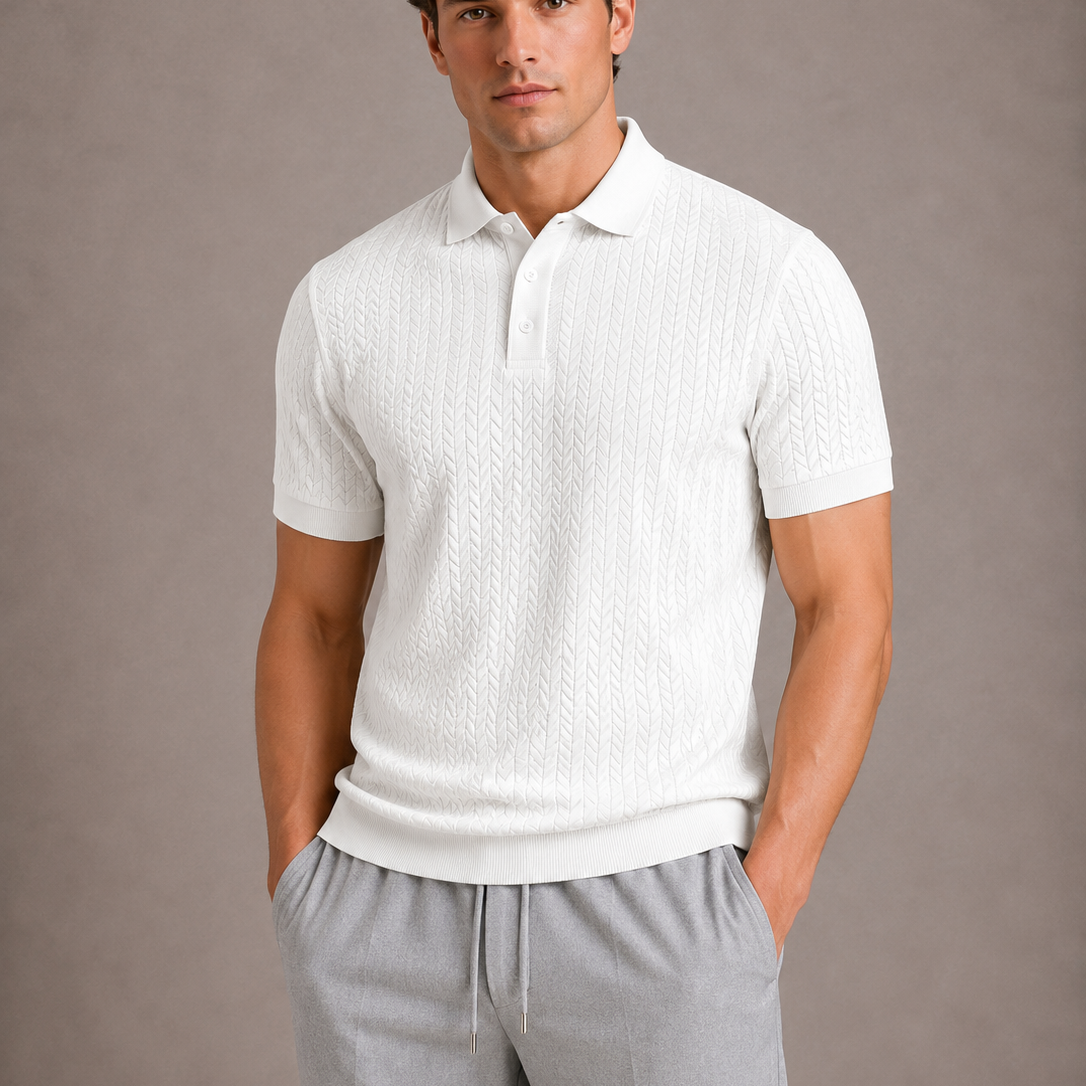 Montvero | Polo Homme en Maille Texturée