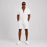 Montvero | Ensemble Homme en Lin Chemise & Short Style Estival Élégant