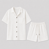 Montvero | Ensemble Homme en Lin Chemise & Short Style Estival Élégant