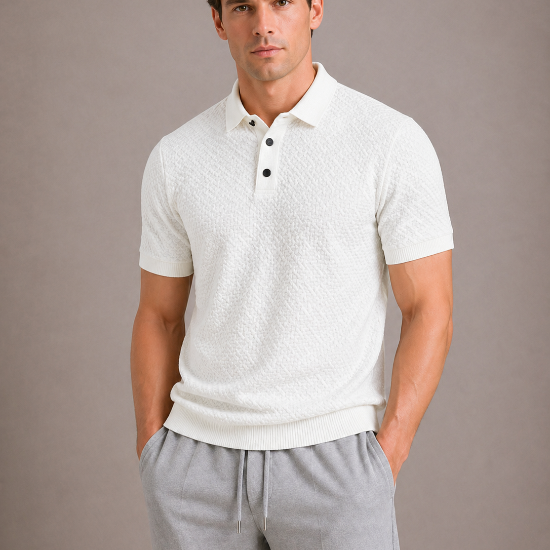Montvero | Polo Homme Infroissable à Manches Courtes