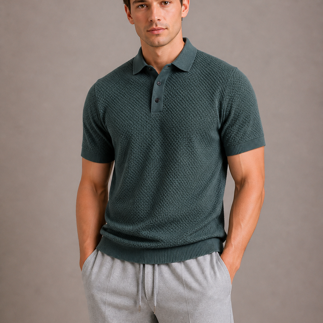 Montvero | Polo Homme Infroissable à Manches Courtes
