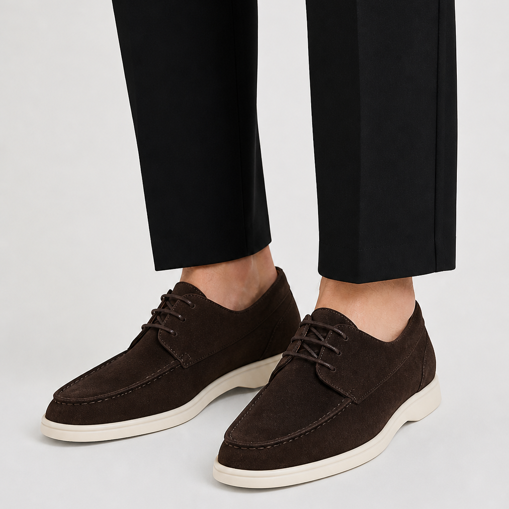 Montvero | Derbies Homme en Daim Élégants à Lacets