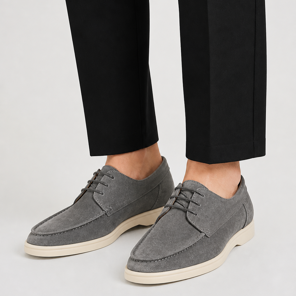 Montvero | Derbies Homme en Daim Élégants à Lacets