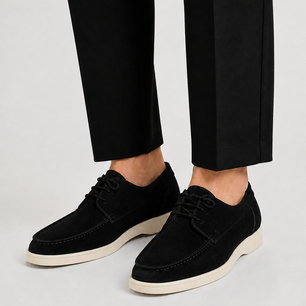 Montvero | Derbies Homme en Daim Élégants à Lacets