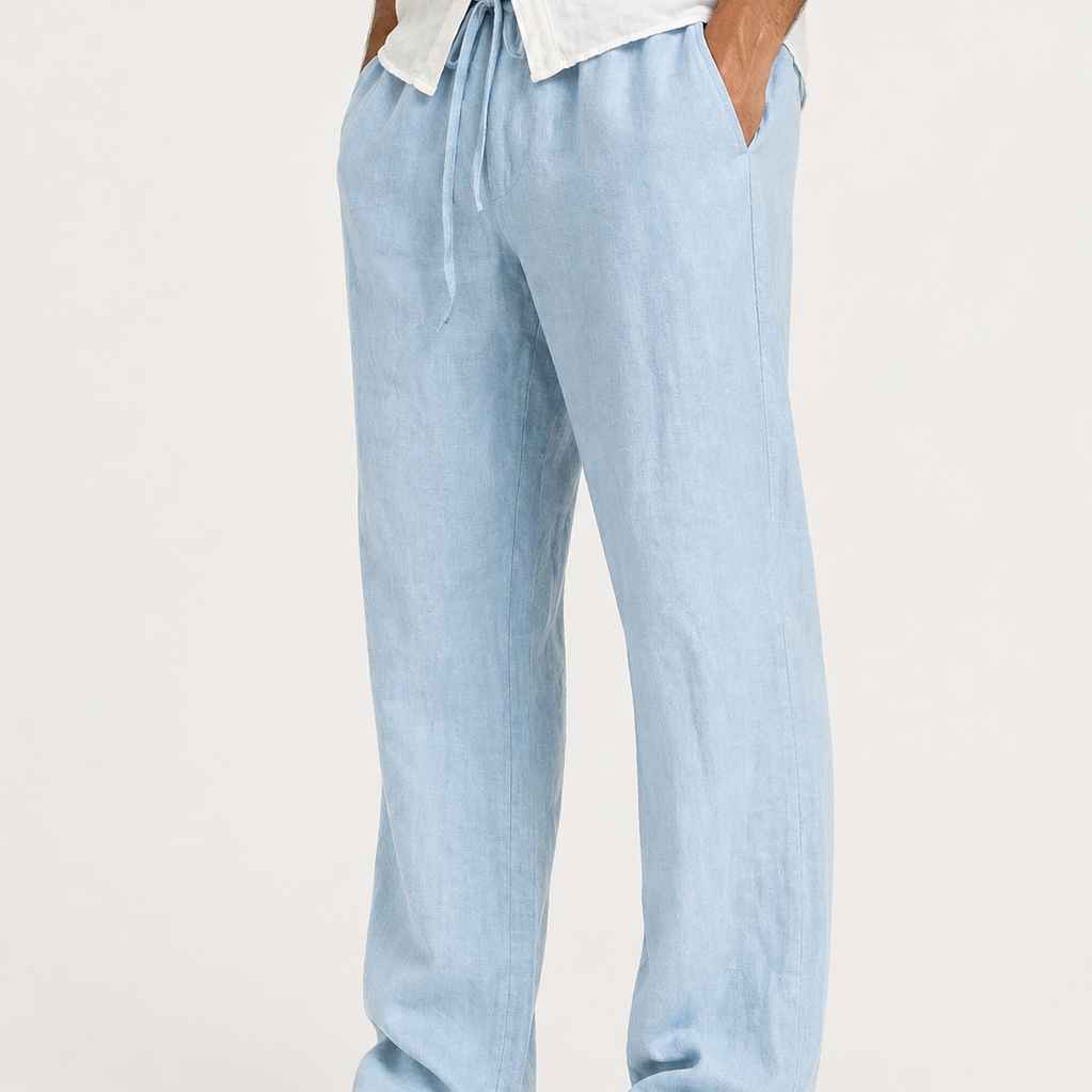 Montvero | Pantalon Homme Style Lin Coupe Ample Confort Estival