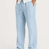 Montvero | Pantalon Homme Style Lin Coupe Ample Confort Estival