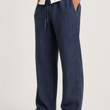Montvero | Pantalon Homme Style Lin Coupe Ample Confort Estival