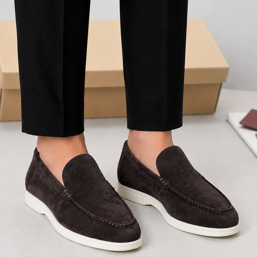 Montvero | Mocassins Homme en Daim Slip-On Élégance Intemporelle