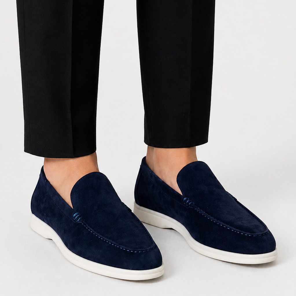 Montvero | Mocassins Homme en Daim Slip-On Élégance Intemporelle