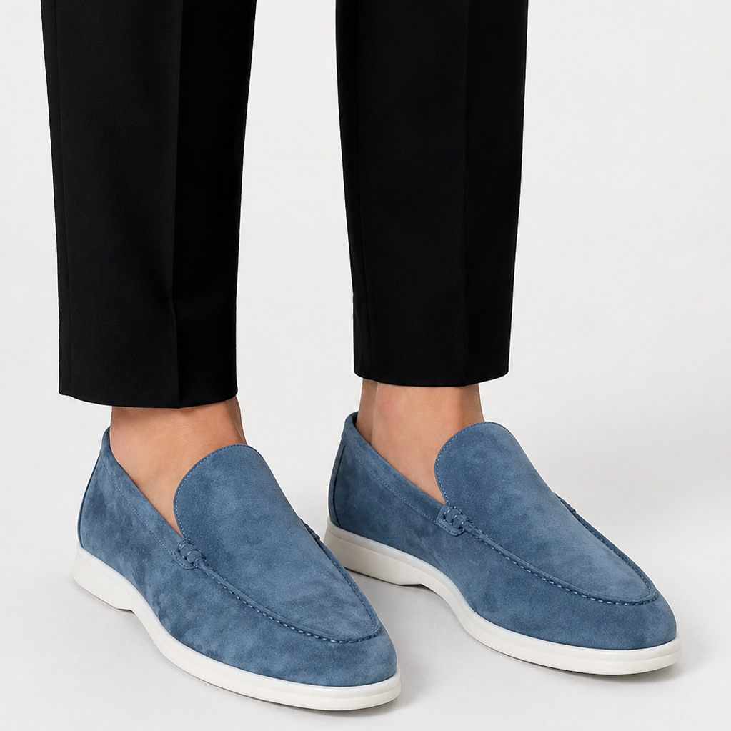 Montvero | Mocassins Homme en Daim Slip-On Élégance Intemporelle