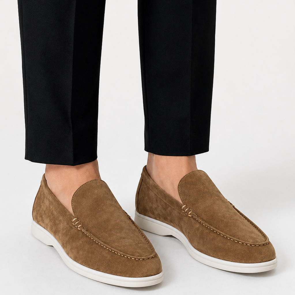 Montvero | Mocassins Homme en Daim Slip-On Élégance Intemporelle