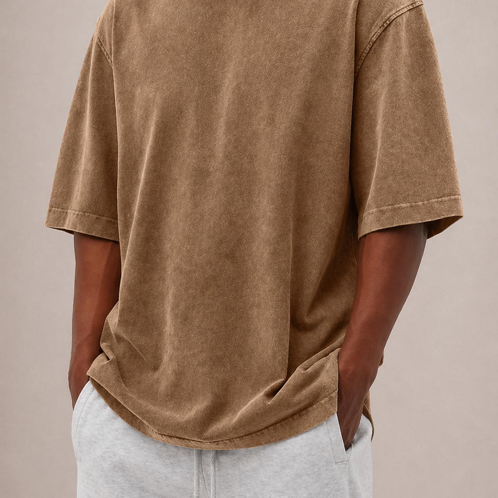 Montvero | T-Shirt Oversize en Coton pour Homme Coupe Décontractée
