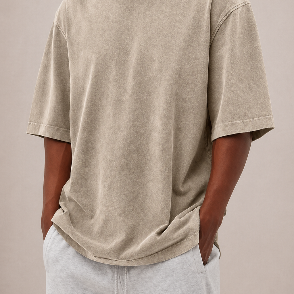 Montvero | T-Shirt Oversize en Coton pour Homme Coupe Décontractée