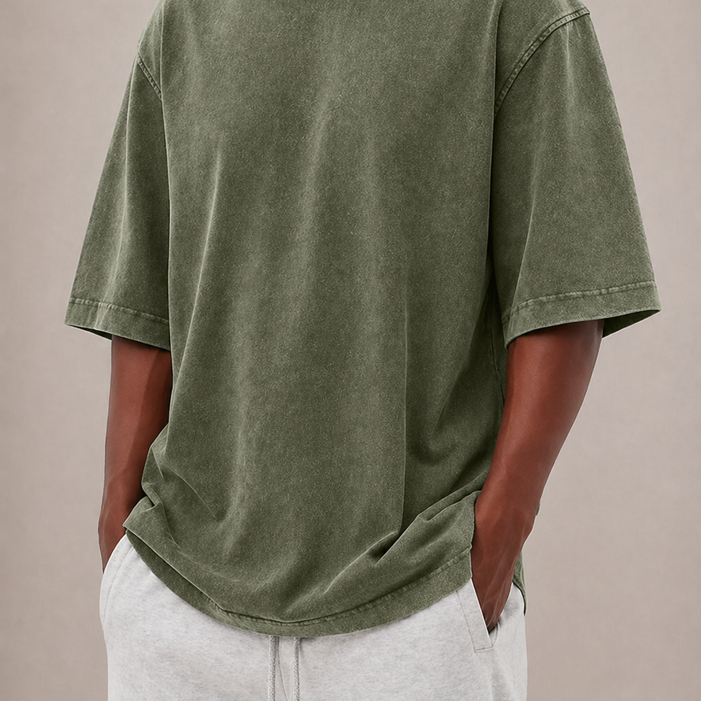 Montvero | T-Shirt Oversize en Coton pour Homme Coupe Décontractée