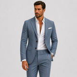 Montvero | Costume en Lin Premium Homme Coupe Élégante
